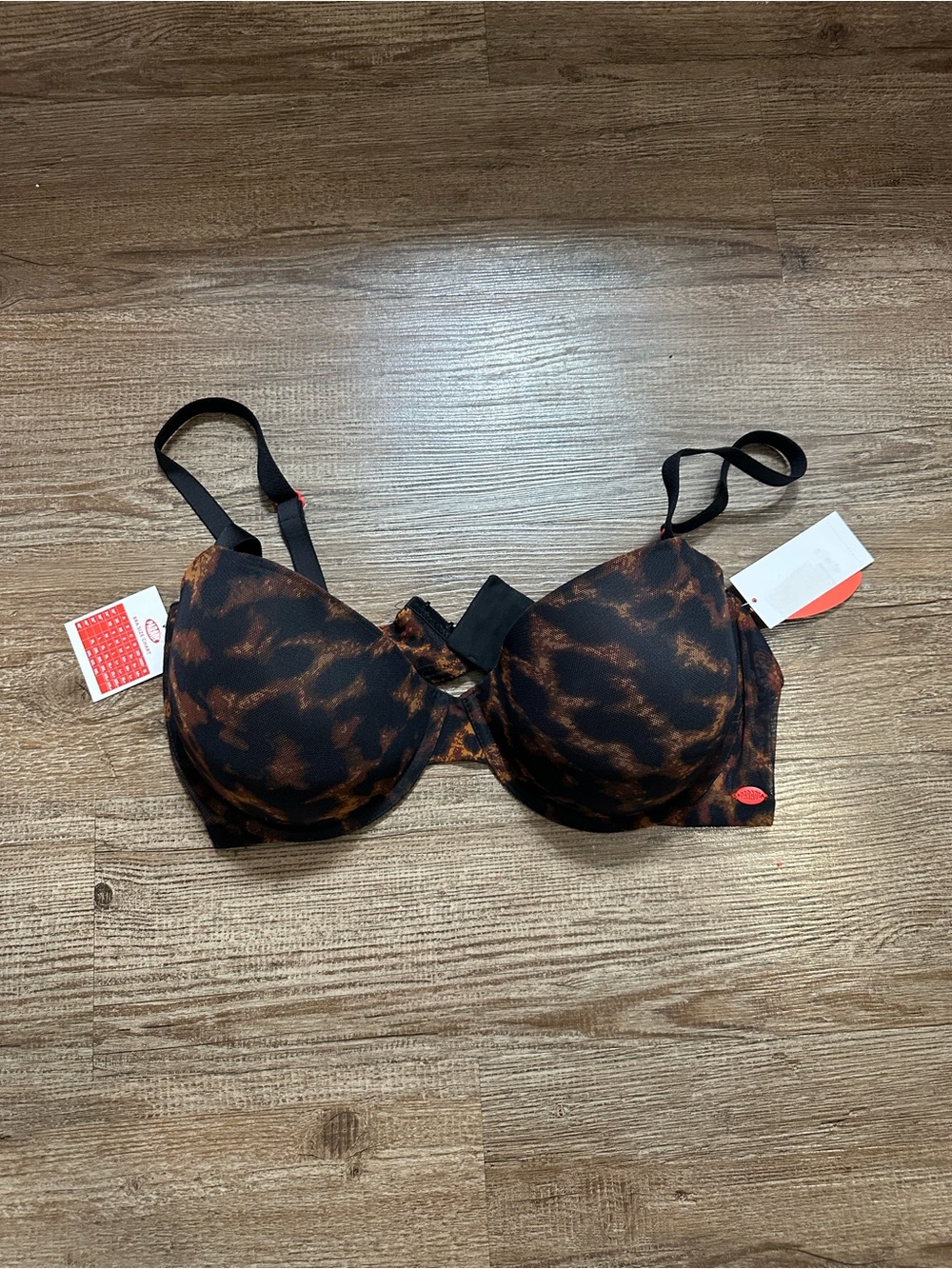 leopard print bra